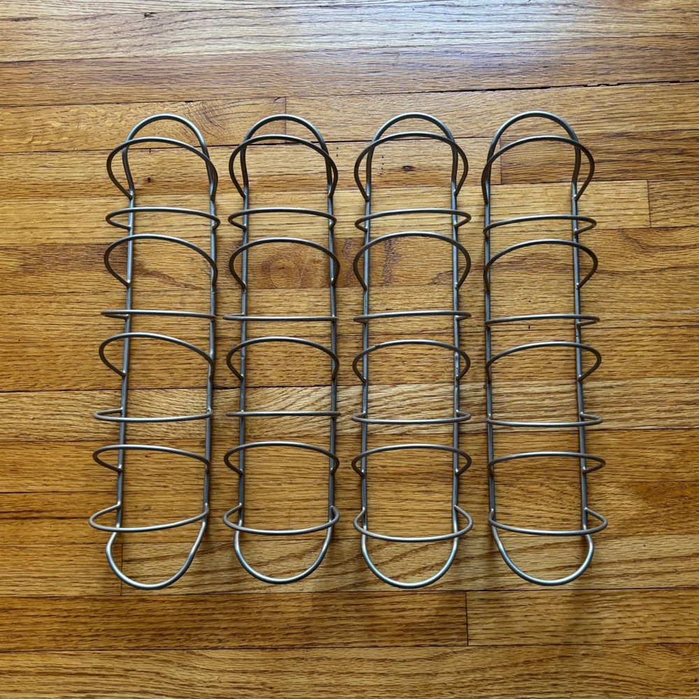 Crate & Barrel  Crate & Barrel Metal Wire Taco Serving Rack (Set of 4)